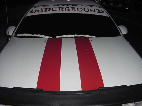 1991 Ford Taurus - Ma sexy red stripes...oooooh baby!