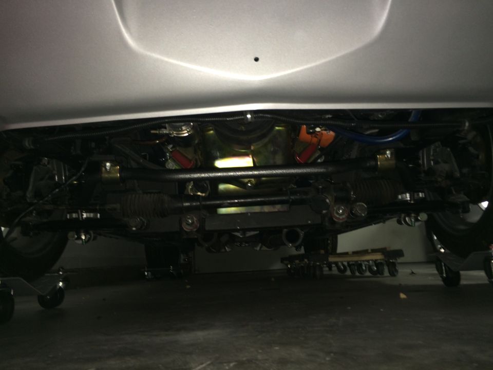 1965 Mustang Grab-A-Trak sway bar installed on Mustang II front suspension