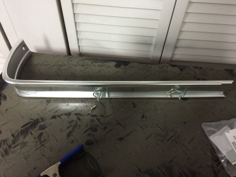 1965 Mustang grille molding install