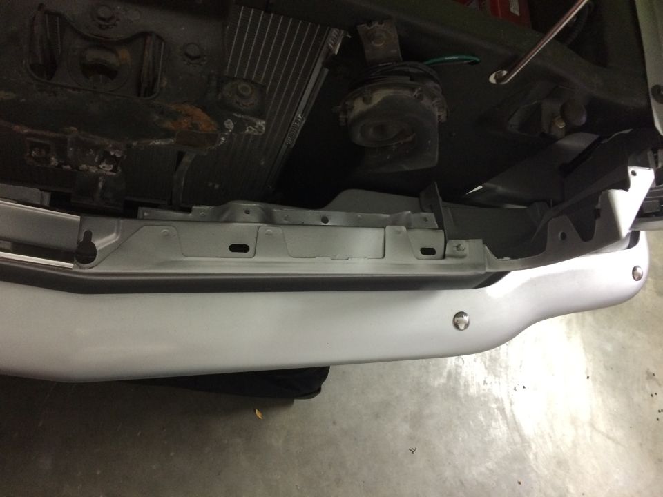 1965 Mustang grille molding install
