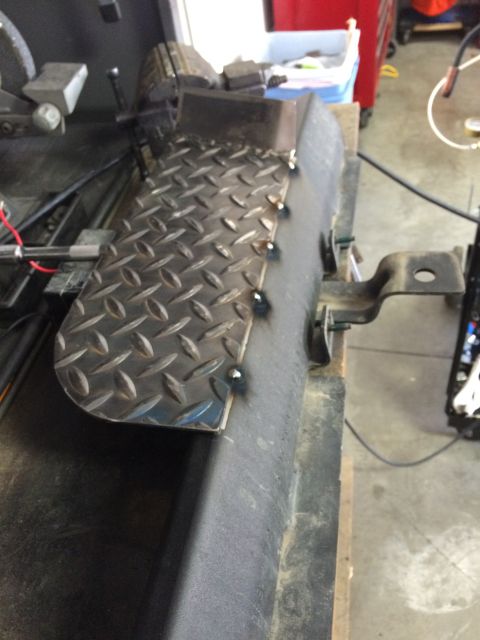 2014 Jeep Wrangler - 2014 JKU Rubicon rock slider mud rock deflector spot welded