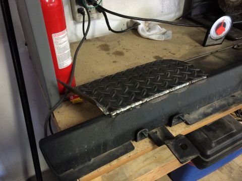 2014 Jeep Wrangler - 2014 JKU Rubicon rock slider mud rock deflector welded
