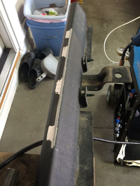 2014 Jeep Wrangler - 2014 JKU Rubicon rock slider mud rock deflector sanded areas for weld