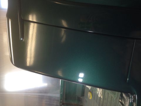 1993 Ford Bronco - Close-up of the metallic paint finish on a vehicle panel.