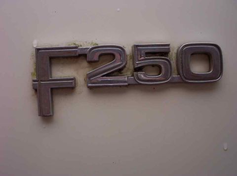 1985 Ford F-250 - F-250 Badge, Driver-Side