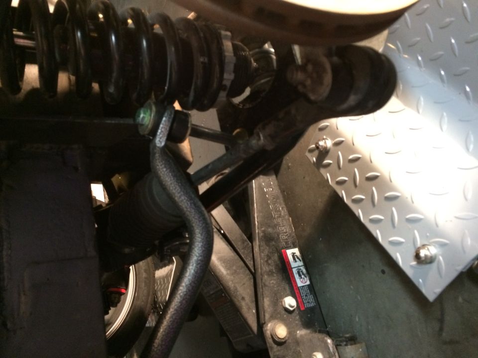 1965 Mustang Sway bar a-arm mount DS