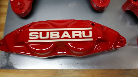 2007 Subaru Impreza - Front painted with decal