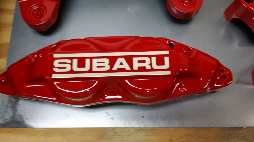 Front painted with decal