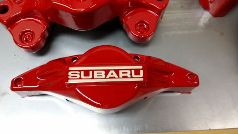 2007 Subaru Impreza - Rear Painted with Decal