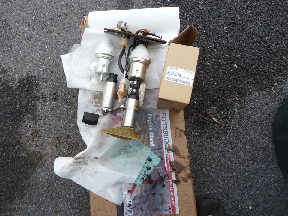 Replaced walbro fuel pump and intank fuel filter