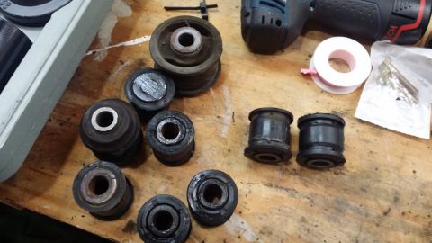 2007 Subaru Impreza - Old Control arm and lateral link bushings