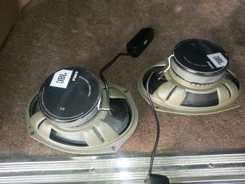 1994 Ford Bronco - Two JBL P963 car speakers are shown, likely removed from a vehicle's interior.
