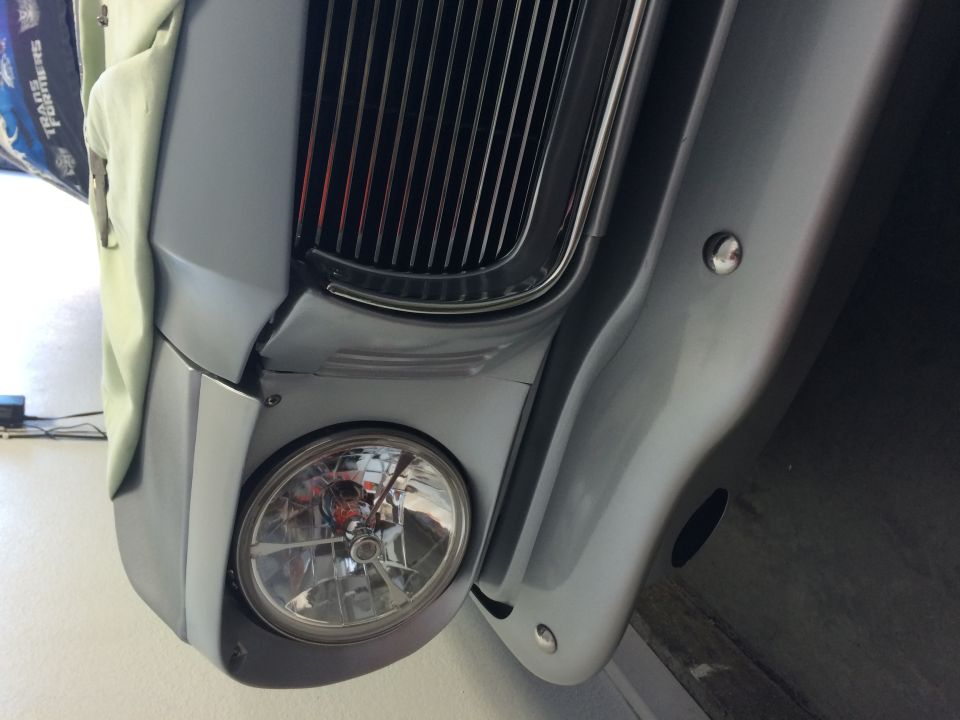 1965 Mustang TriBar headlights in