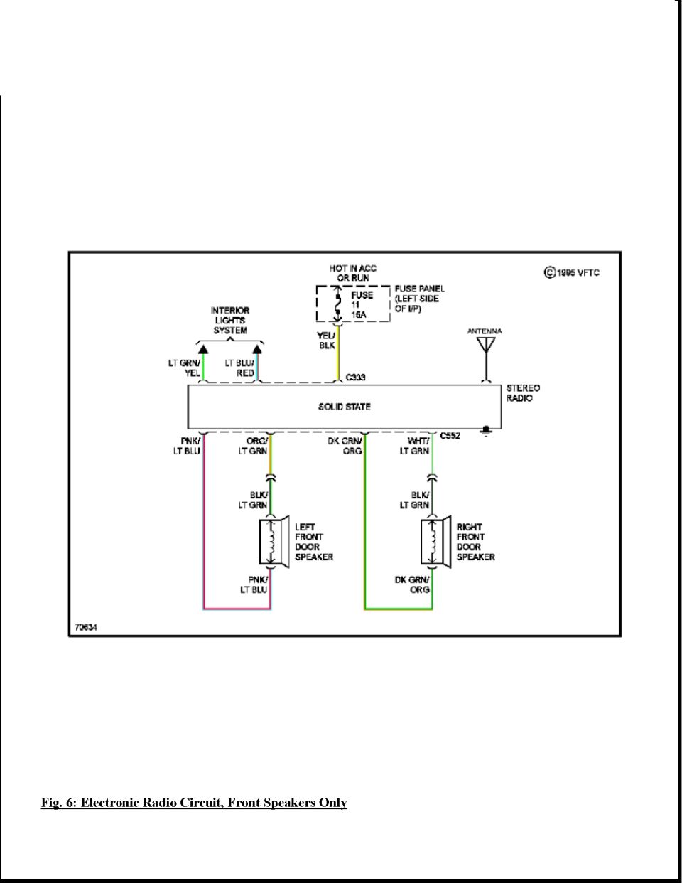 Electronic Radio Front Speakers