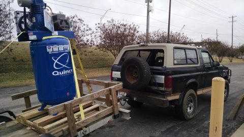 1983 Ford Bronco - I picked up the replacement today for the compressor that exploded last year. [url=http://www.supermotors.net/registry/media/1002037] http:…