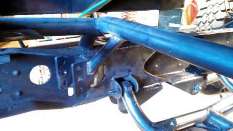 1967 Ford F-250 - Custom fabrication work is visible on the vehicle's frame and suspension components.