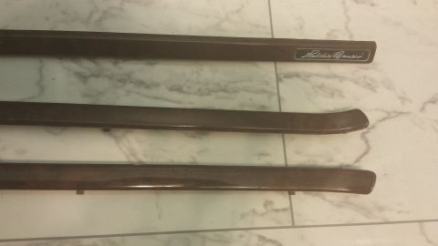 1995 Ford Bronco - Three wooden trim pieces are shown, one with an 'Eddie Bauer' emblem.