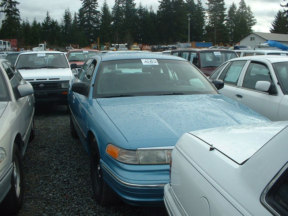 Retired '96 Seattle Police Crown Vic. Only 44K miles.