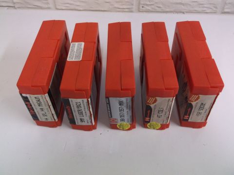 1995 Mercury Grand Marquis - Collection of five Hornady ammunition boxes, each labeled with different caliber sizes.