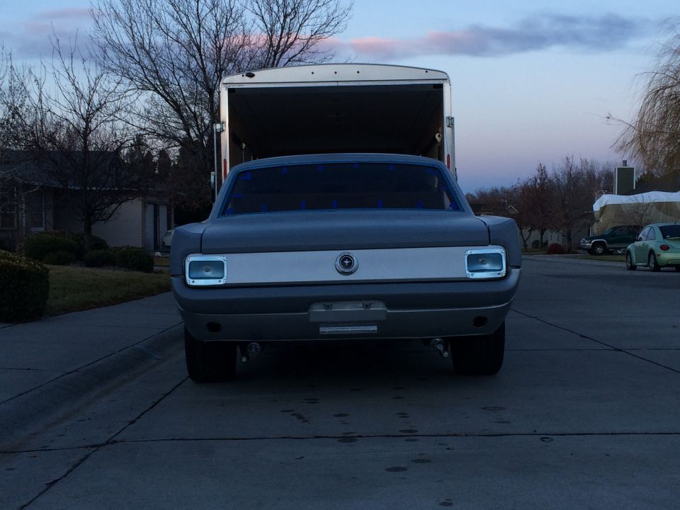 1965 Mustang stowing for winter