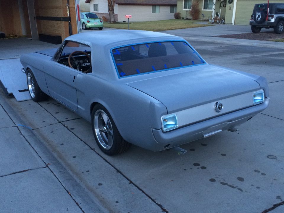 1965 Mustang stowing for winter