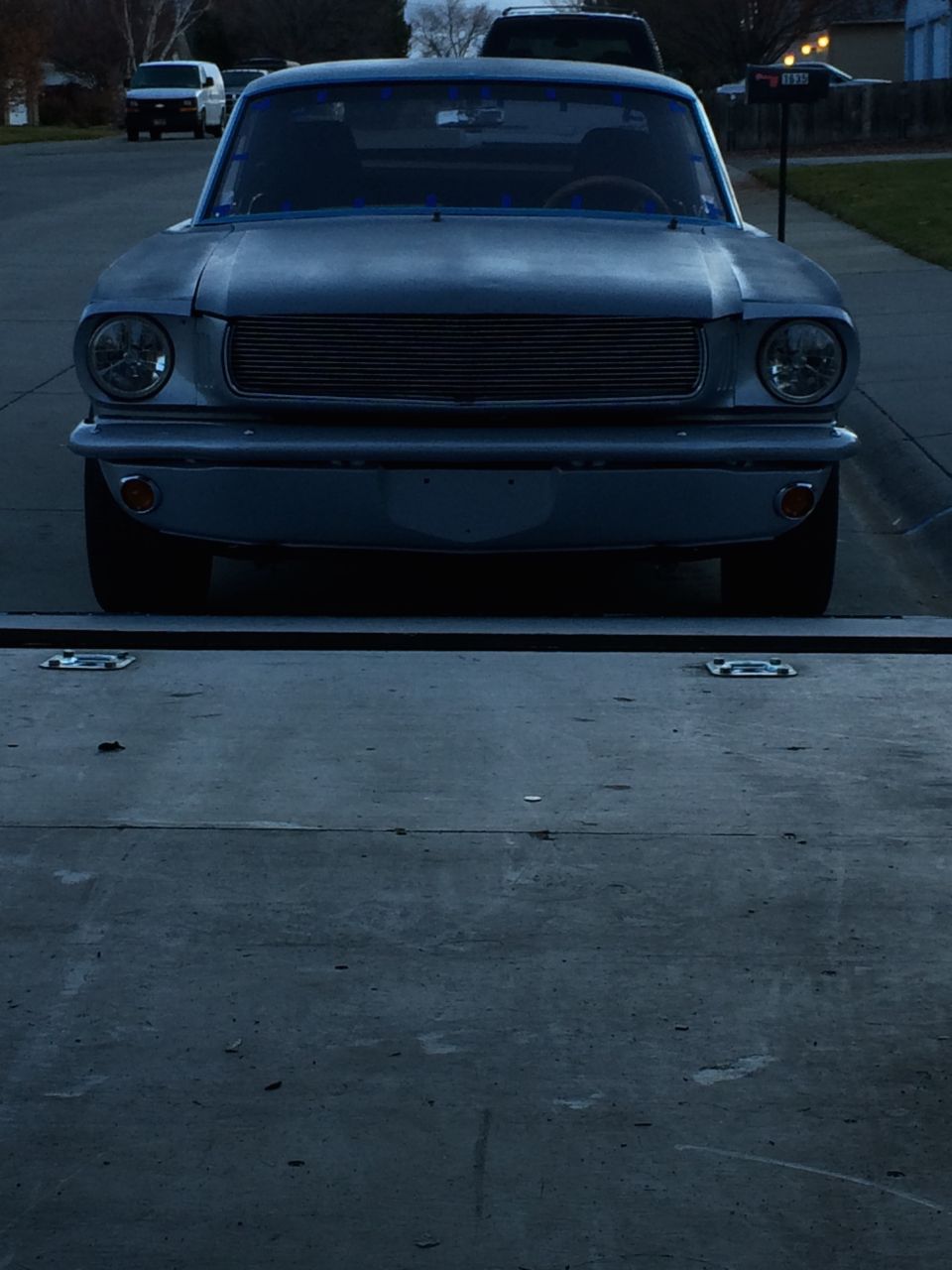 1965 Mustang stowing for winter