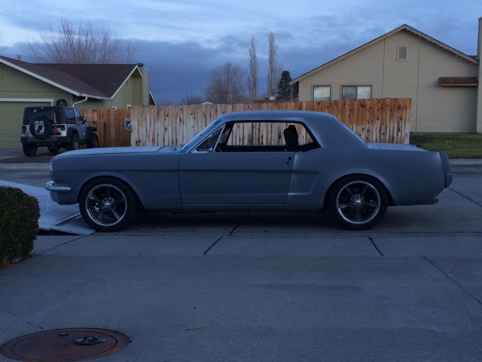 1965 Mustang stowing for winter