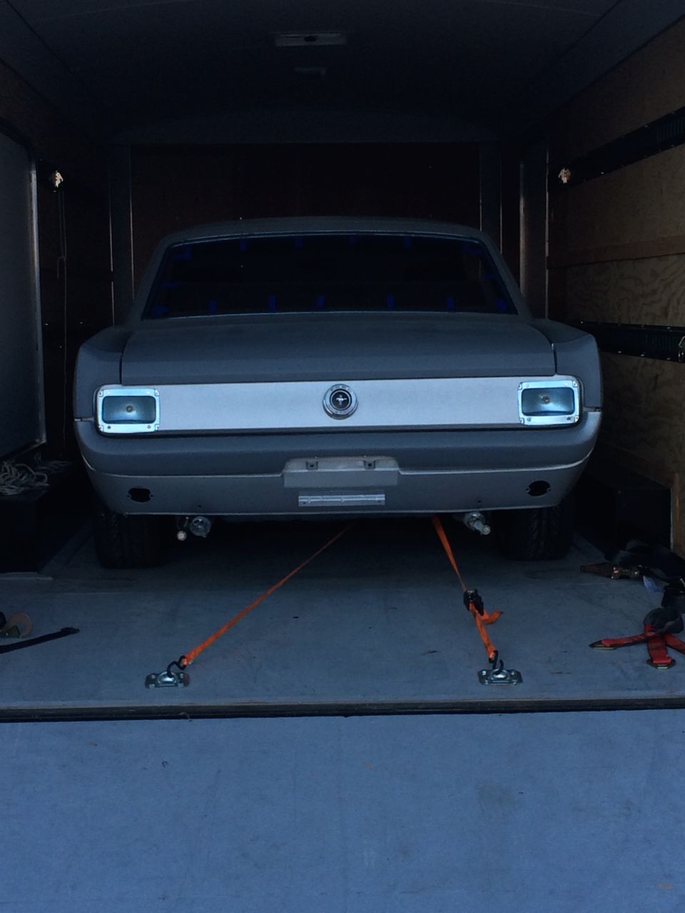 1965 Mustang stowing for winter