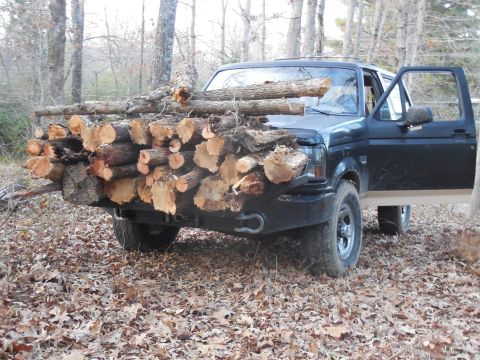 1983 Ford Bronco - It just won't bend! ...and nothing fell off as I drove through the woods, up & down hills, & over bumps.