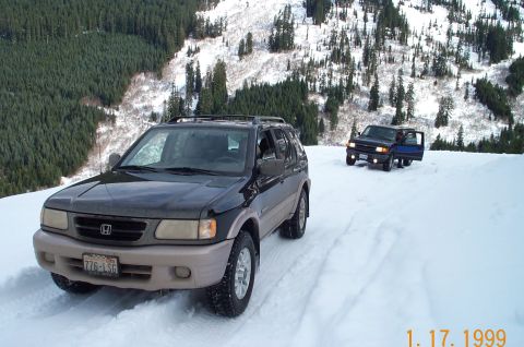 1995 Ford Bronco - This is about half way up...