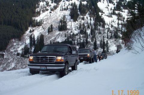 1995 Ford Bronco - Love this place... a real Winter Wonderland.