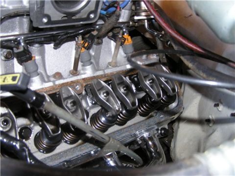 1993 Ford Bronco - Engine valve train components, including rocker arms and springs, are shown in detail.