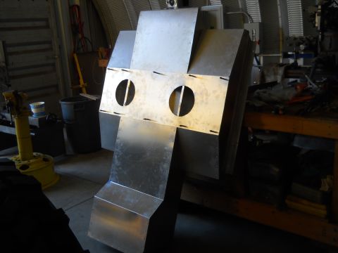 1992 Ford Bronco - This is a custom metal fabrication project in progress, not a 1992 Ford Bronco.