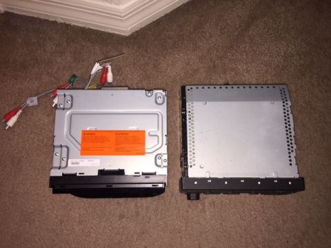 2007 Ford Crown Victoria - Side by Side comparison of Stock Radio with a Pioneer AVIC-8000NEX