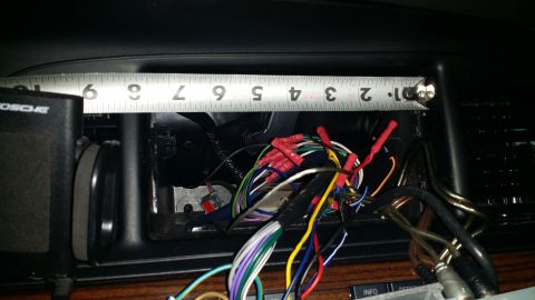 2007 Ford Crown Victoria - Radio cavity is 7 inches in width