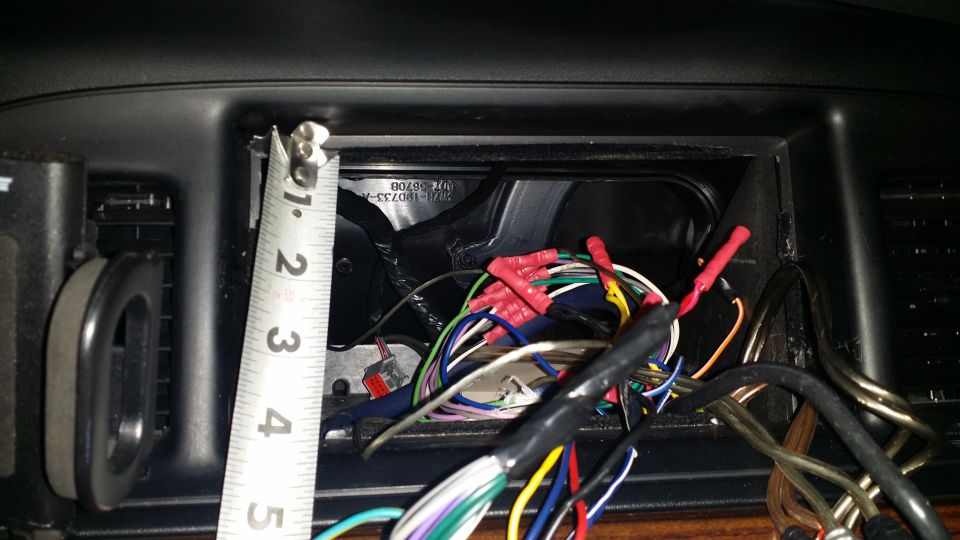 Radio cavity is 4 inches in height