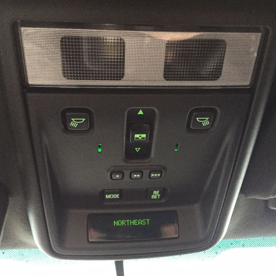 Stock overhead console