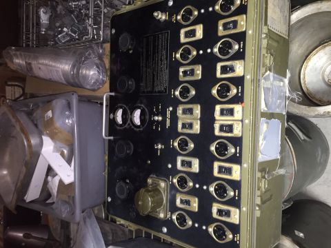 1965 Ford Fairlane - A close-up view of a complex control panel, numerous input/output ports and indicators.