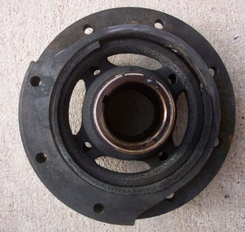 1992 Ford Bronco - When the rubber ring in the balancer goes out, the outer ring starts to flop around and the engine vibrates badly. If it goes out at 2200 R…