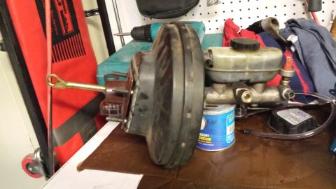 1996 Ford Bronco - factory booster and MC