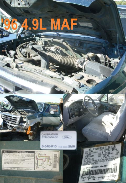 1983 Ford Bronco - '96 4.9L MAF F150 IF THE IMAGE IS TOO SMALL, click it. http://www.etis.ford.com/vehicleSelection.do# Build Date: 02.12.1995 Body Style: Sin…