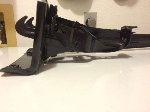 1965 Ford Mustang - 1965 Mustang painted hood latch