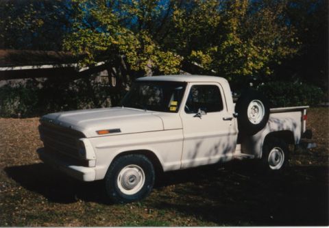 1968 Ford F-100 - Here is the truck before I purchased it.