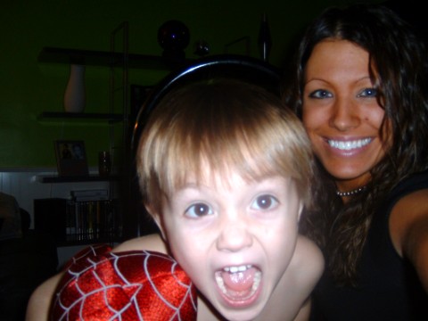 1997 Ford Taurus - me and my son daniel ...dec 2003