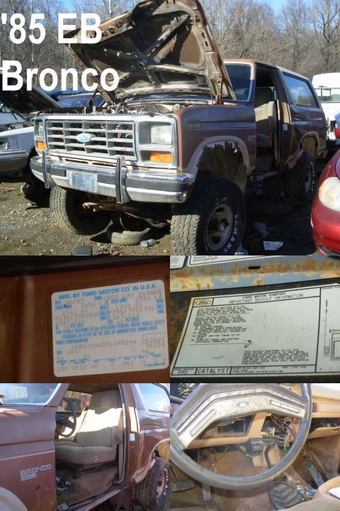 1983 Ford Bronco - '85 EB Bronco