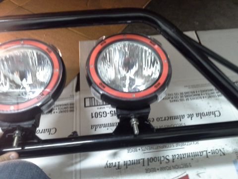 1996 Ford Bronco - Some HID offroad lights I got off ebay for $88 they are extremely bright and cheaper than KCs