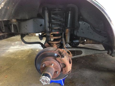 1989 Ford Bronco - Driver's side exposed.