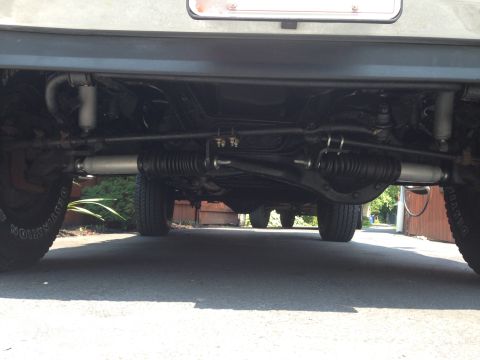 1989 Ford Bronco - I had to drill a 1/2" mounting hole into the bottom of each knuckle. After that it was a simple bolt-on procedure.