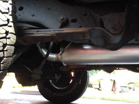 1989 Ford Bronco - New muffler and hangers.