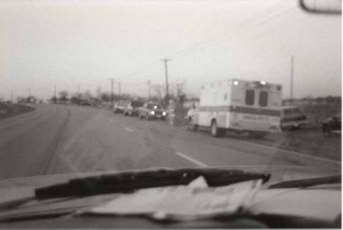 1967 Ford F-100 - I drew a crowd; lots of emergency vehicles, but I walked away. I went to the ER for the pain in my hand, which took a month or so to heal.